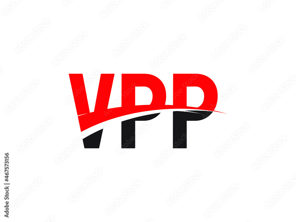 VPP Letter Initial Logo Design Vector Illustration VPP Letter Initial Logo Design Vector Illustration