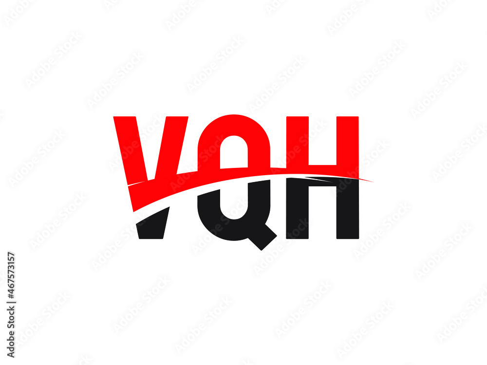 VQH Letter Initial Logo Design Vector Illustration