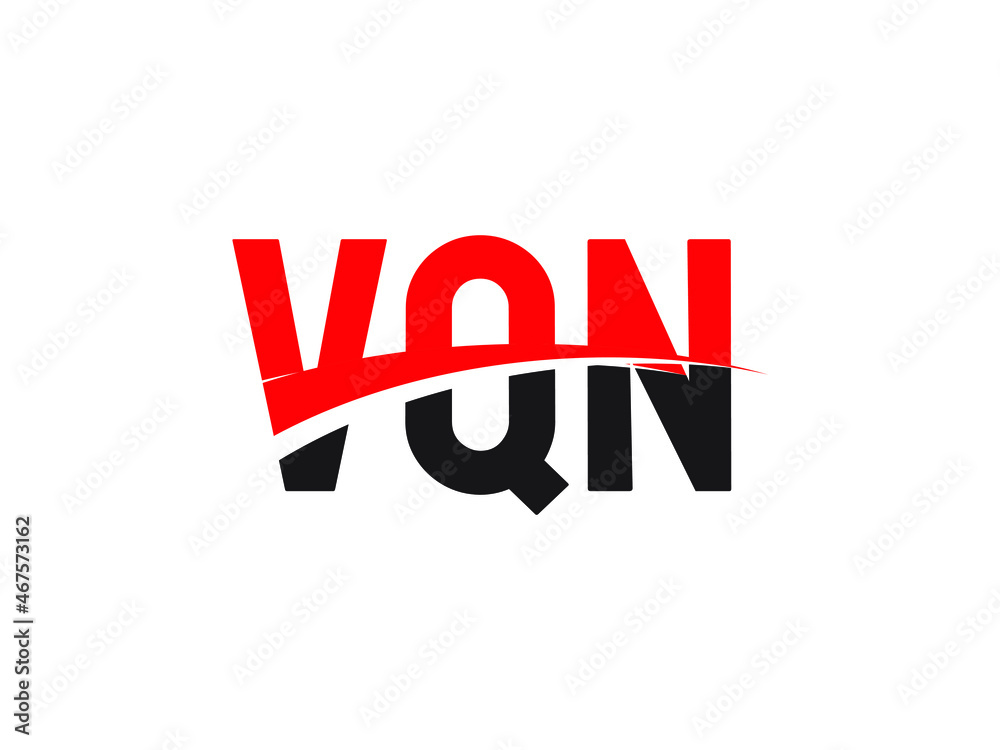 VQN Letter Initial Logo Design Vector Illustration