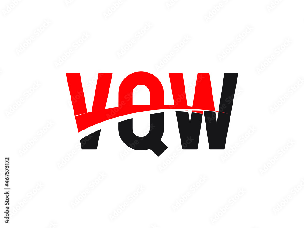 VQW Letter Initial Logo Design Vector Illustration