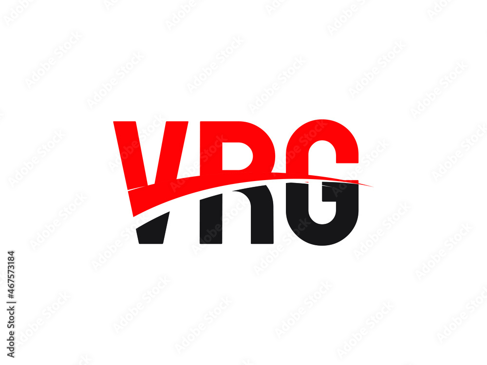 Fototapeta premium VRG Letter Initial Logo Design Vector Illustration