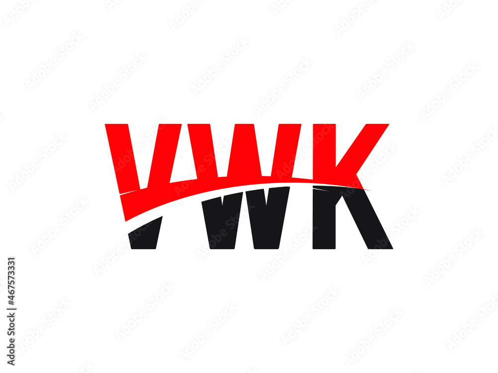 VWK Letter Initial Logo Design Vector Illustration VWK Letter Initial Logo Design Vector Illustration