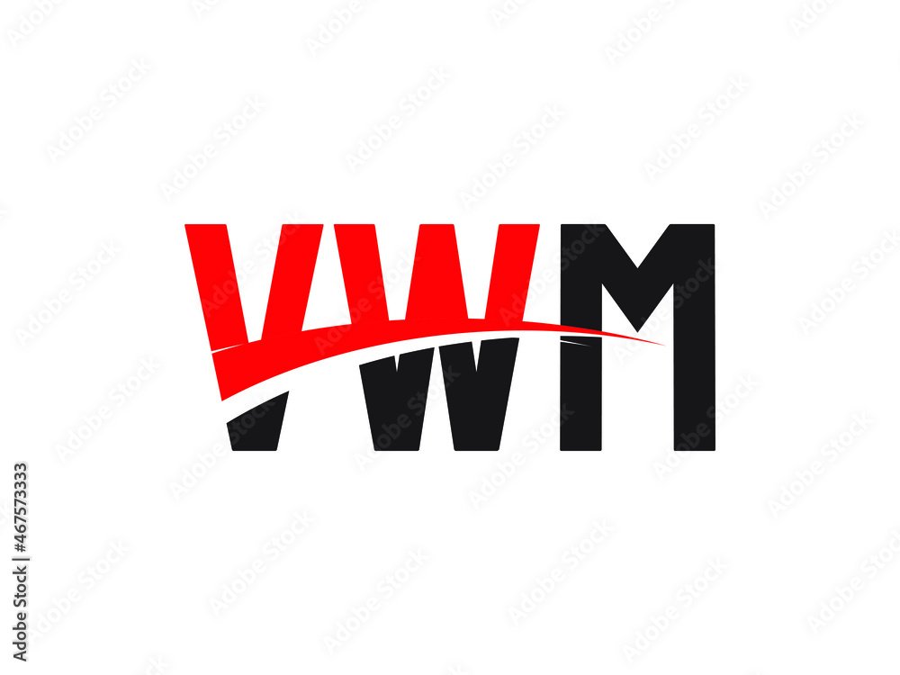 VWM Letter Initial Logo Design Vector Illustration
