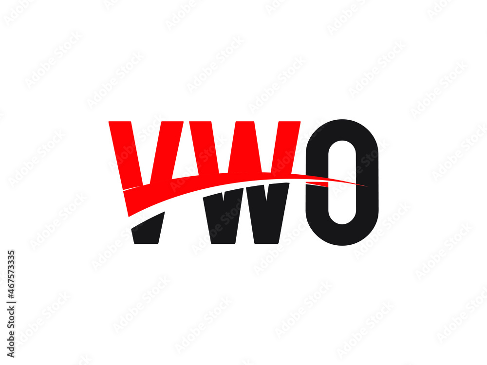 VWO Letter Initial Logo Design Vector Illustration VWO Letter Initial Logo Design Vector Illustration