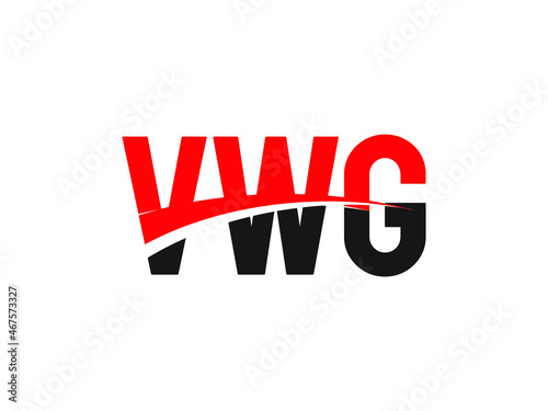 VWG Letter Initial Logo Design Vector Illustration photo