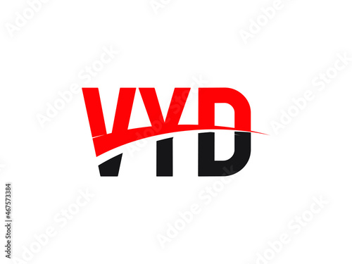 VYD Letter Initial Logo Design Vector Illustration photo