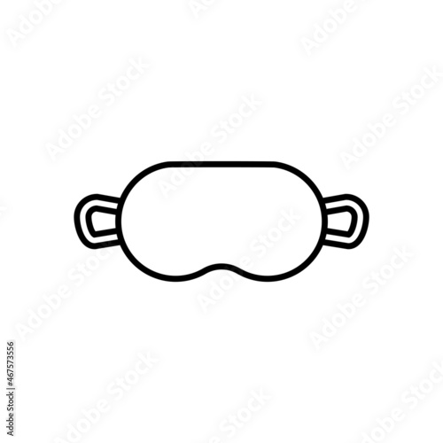 sleep mask icon, sleep vector, night illustration