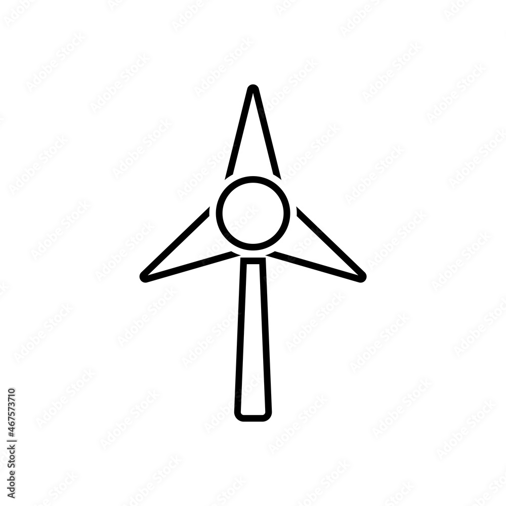 wind turbine icon, propeller vector, windmill illustration wind turbine icon, propeller vector, windmill illustration