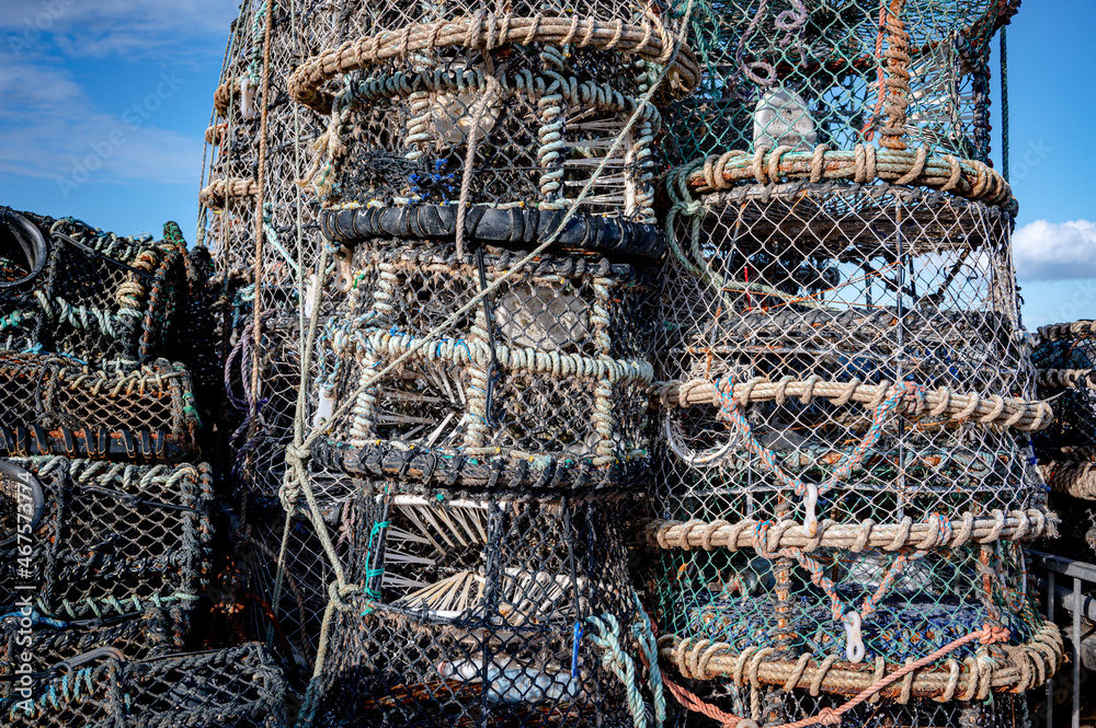 Fishing nets and lobster pots