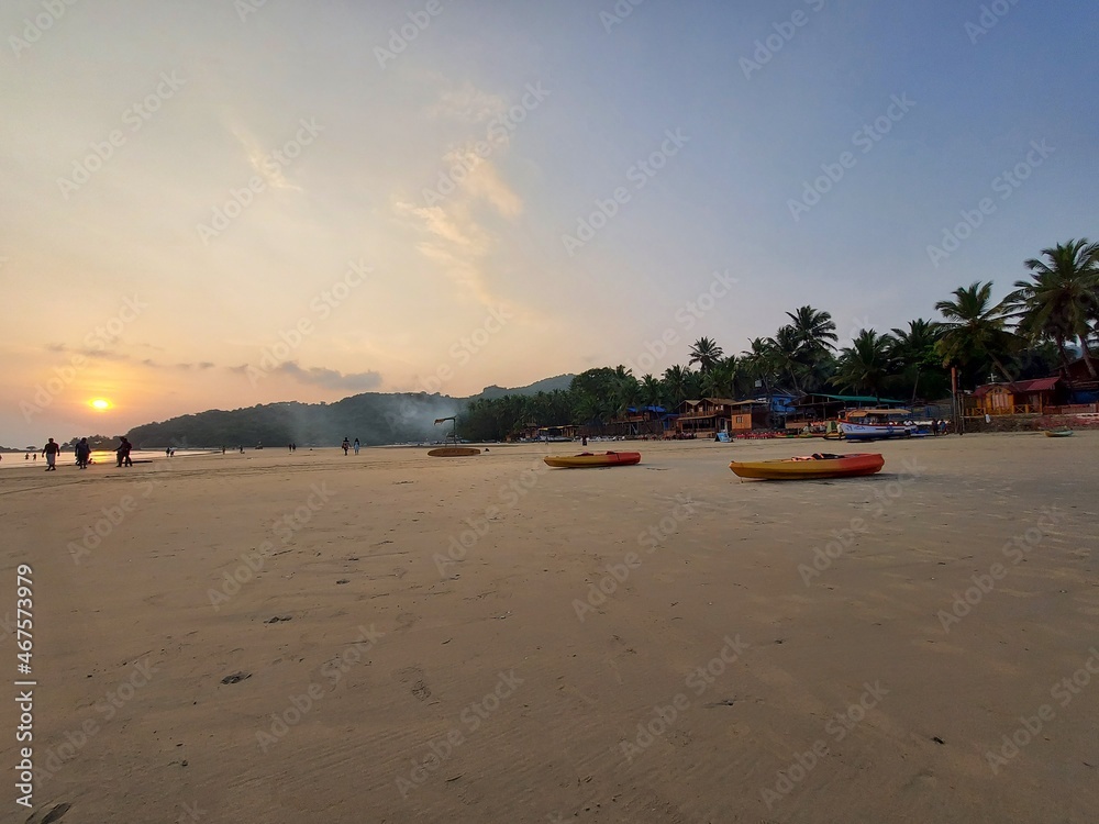 Obraz premium Beaches and Sunset