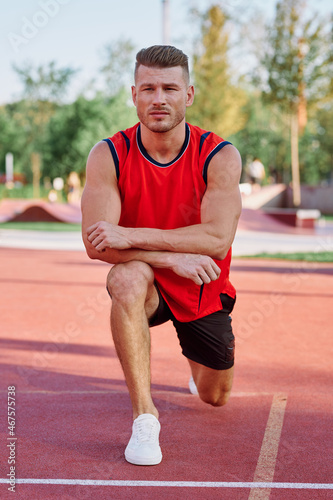sports man workout fitness lifestyle summer health © VICHIZH