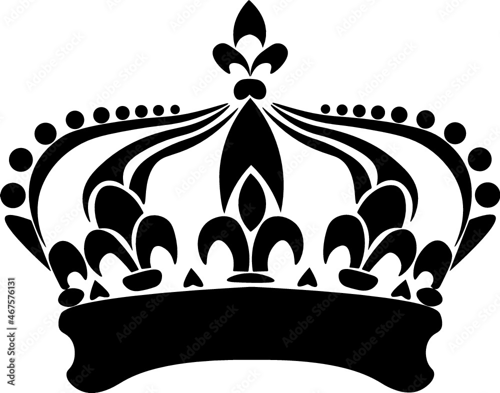 Crown Tiara Royal Royalty King Queen Princess Prince Fashion Vector Stock  Vector