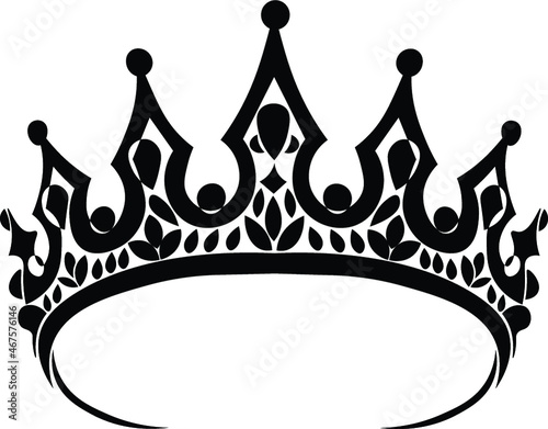 Crown Tiara Royal Royalty King Queen Princess Prince Fashion Vector