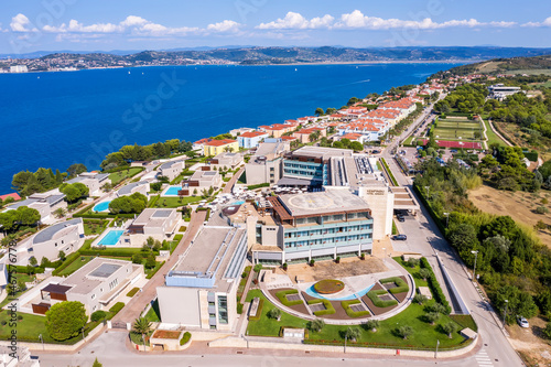 An aerial view of Kempinski Hotel Adriatic in Savudrija, Istria, Croatia photo