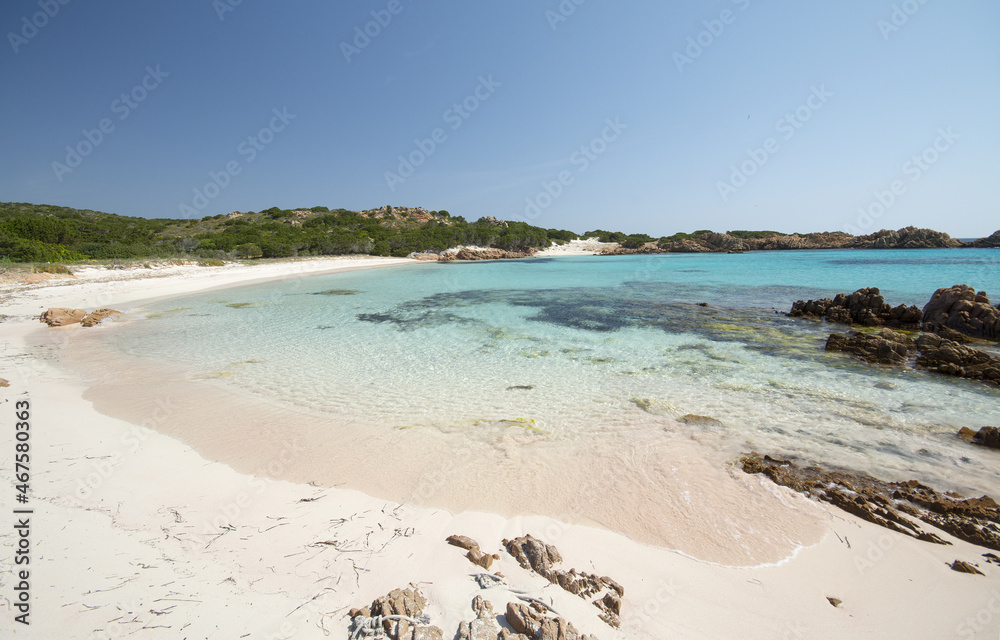 Obraz premium Spiaggia Rosa, isola Budelli, Sardegna