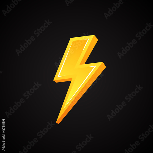 Thunder symbol. Thunder logo design. sign. Free Download Thunder symbol. Thunder logo design. sign. - GFXLoad