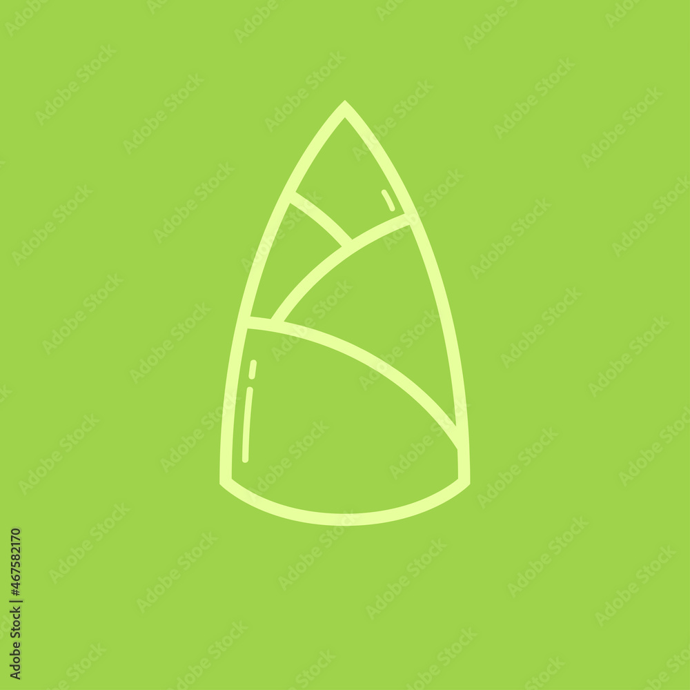 Bamboo shoots vector. Bamboo icon. Bamboo shoots vector. Bamboo icon.