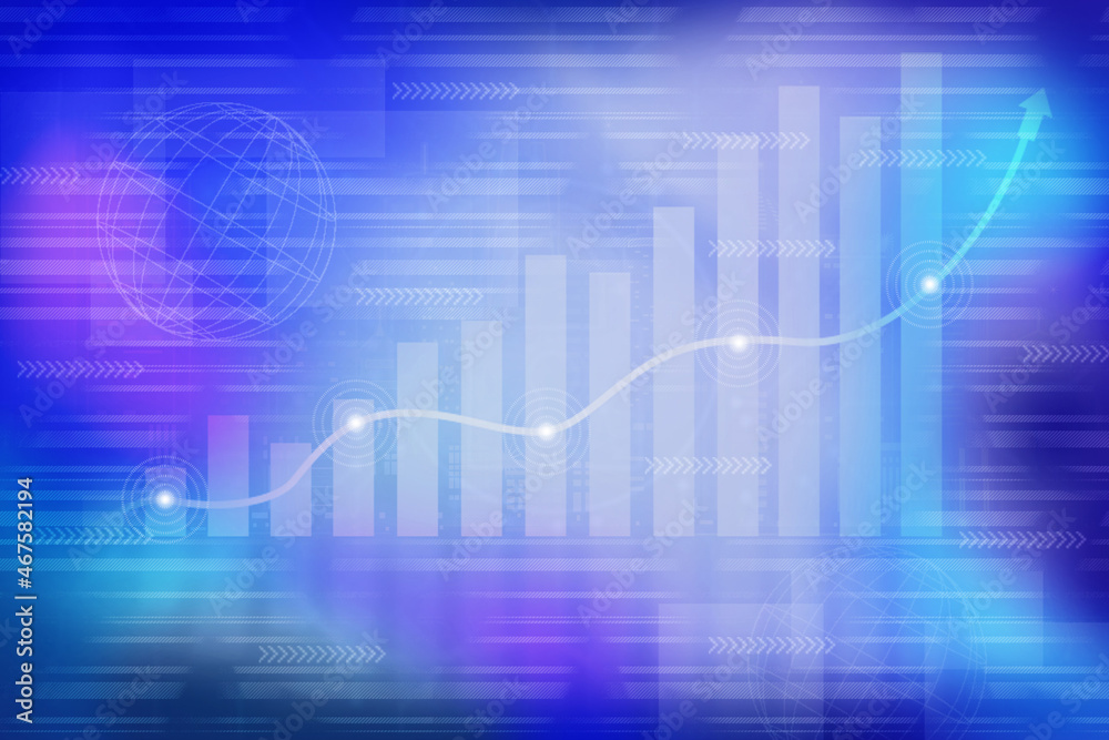 2d illustration futuristic business background pattern graph concept
2d illustration futuristic business background pattern graph concept