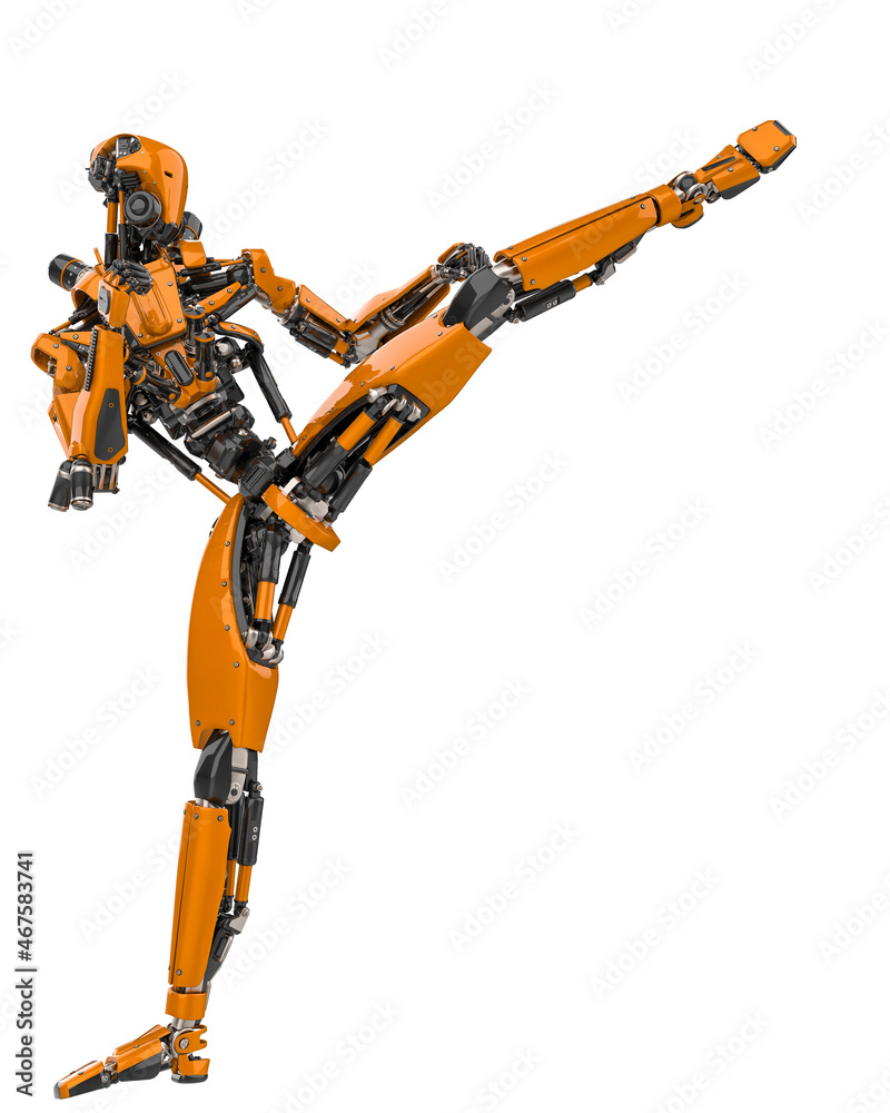 mega robot super drone in a white background mega robot super drone in a white background