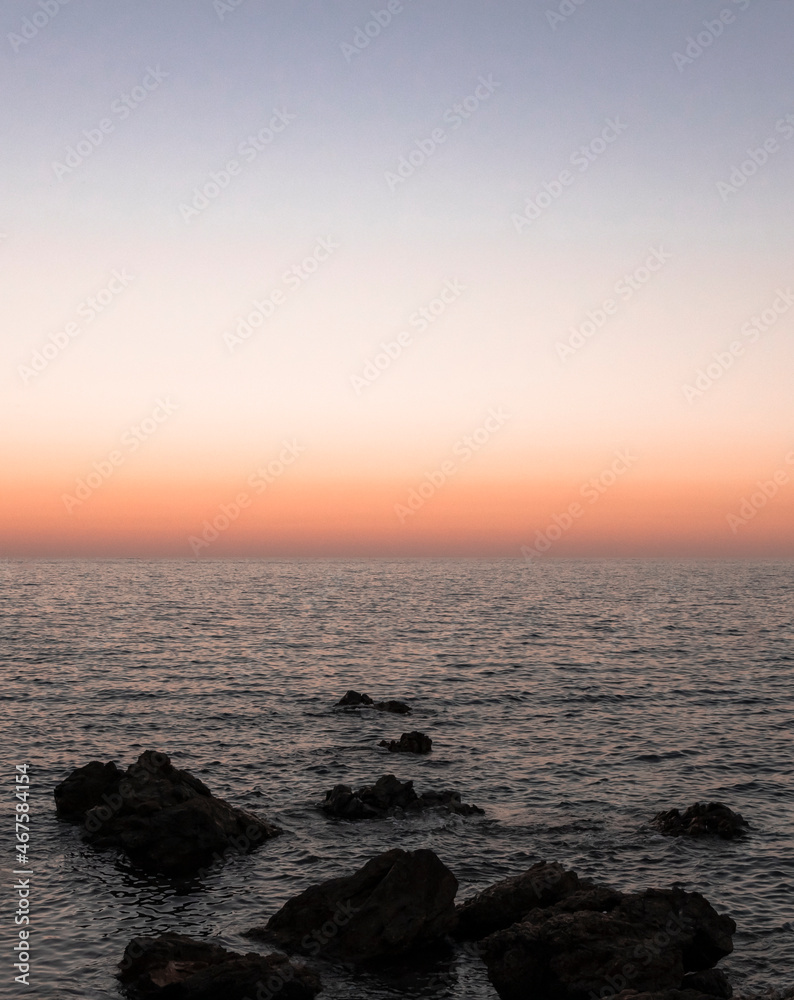 Obraz premium Sunset over the sea