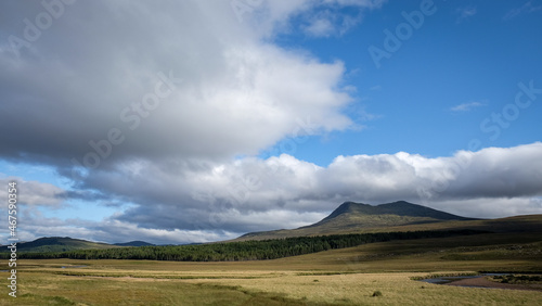 landscape with clouds