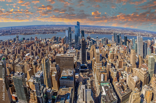 Midtown Manhattan in afternoon light. New York, USA