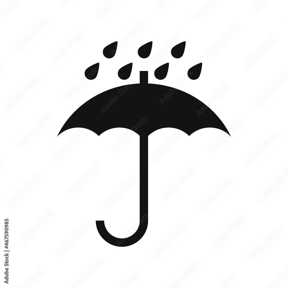 Handle with care sign, keep dry sign. Handle with care sign, keep dry sign.