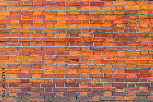 Old red bricks wall background. Pattern elements for design
