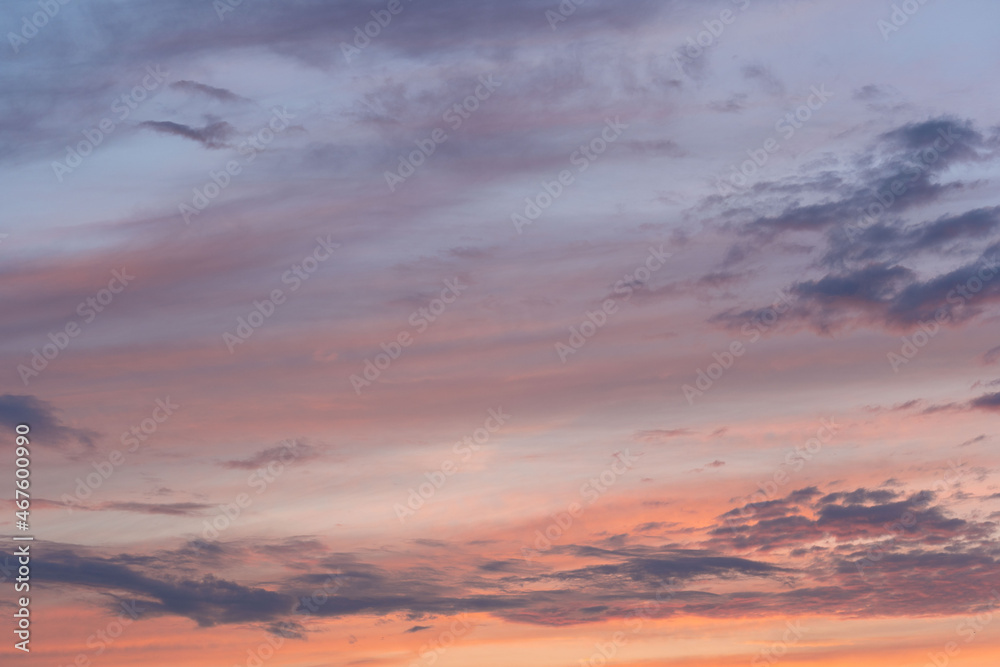 Fototapeta premium Pink, Purple, Blue, Red, Orange, Yellow Sunset