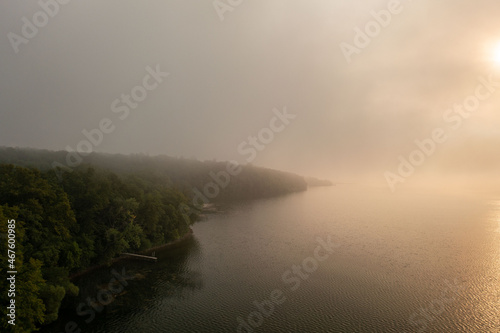 Foggy Lake Morning © Hunter