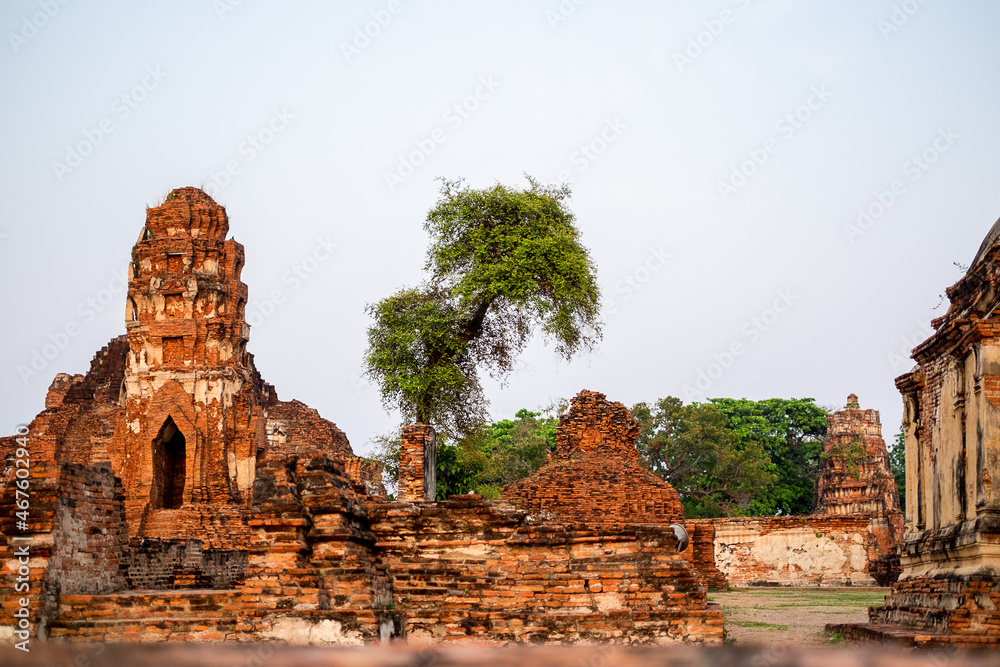 Old temple in Ayutthaya, Thailand Old temple in Ayutthaya, Thailand