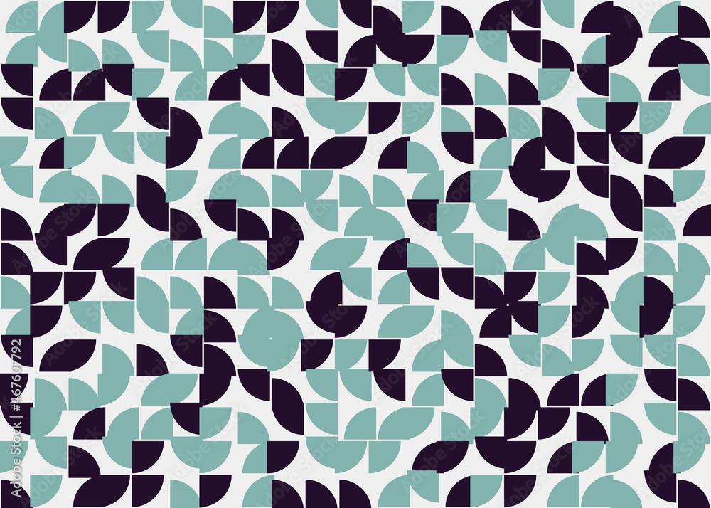 Abstract Geometric Pattern generative computational art illustration