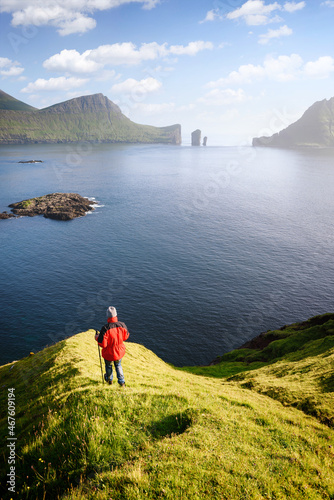 Drangarnir and Tindholmur is one of the top sights in Faroe Islands © Oleksandr Kotenko