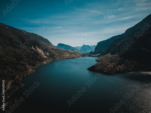 a beautifull view on the molveno lake