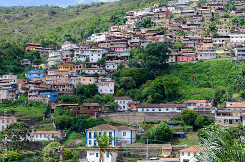 Ouro Preto, Brésil, ville et favelas