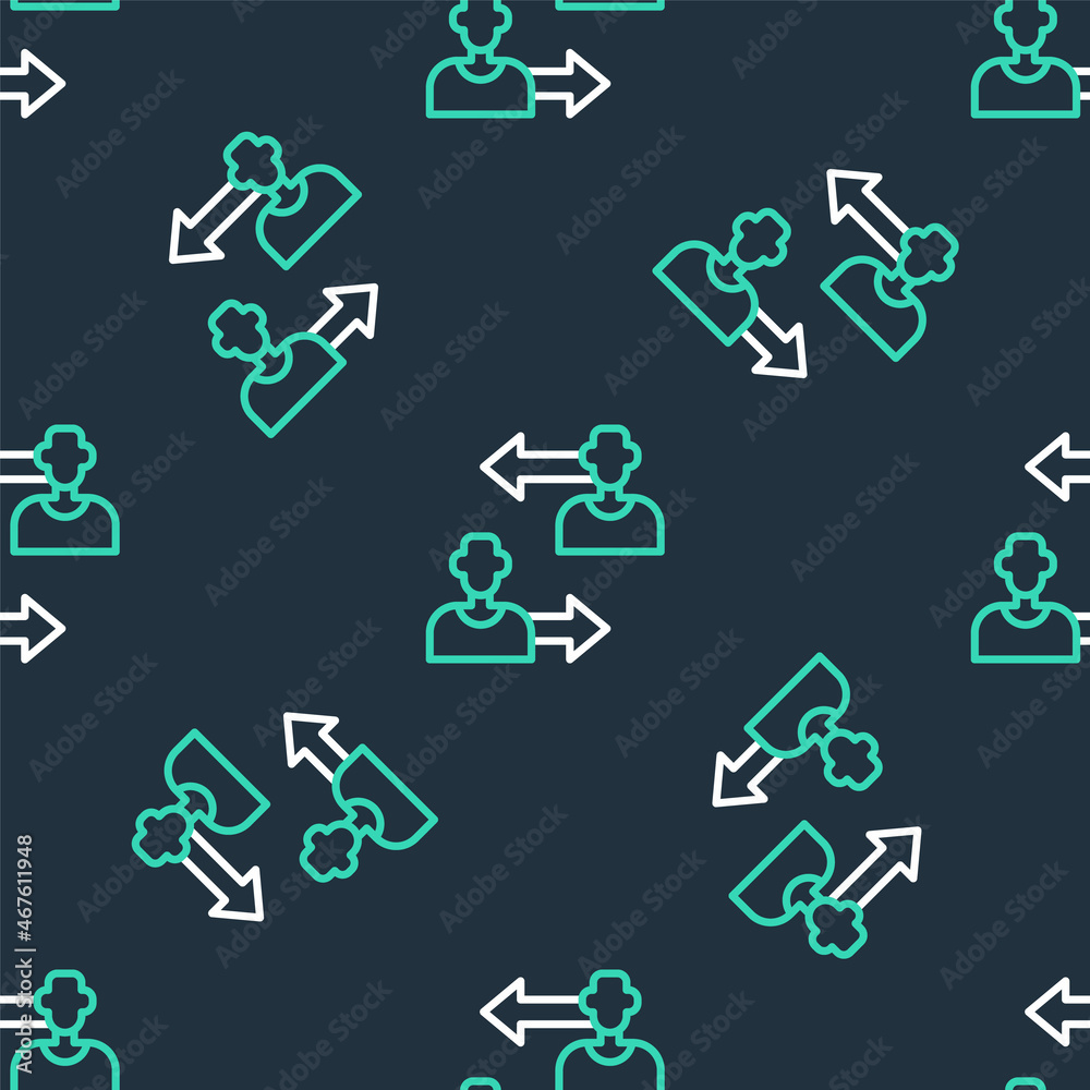 Line Substitution football player icon isolated seamless pattern on black background. Players exchange in association soccer. Vector Line Substitution football player icon isolated seamless pattern on black background. Players exchange in association soccer. Vector
