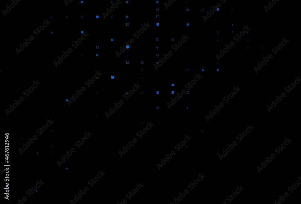 Dark BLUE vector layout with rectangles, squares. Dark BLUE vector layout with rectangles, squares.