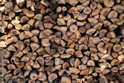stack of fire wood  texture background