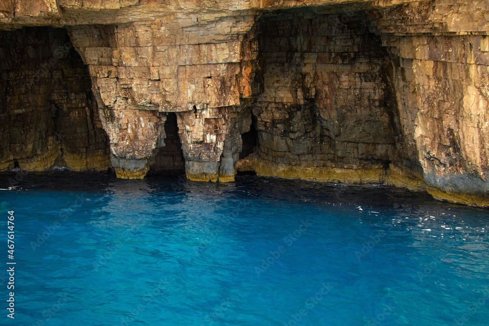 Caves of Vis Island, Croatia