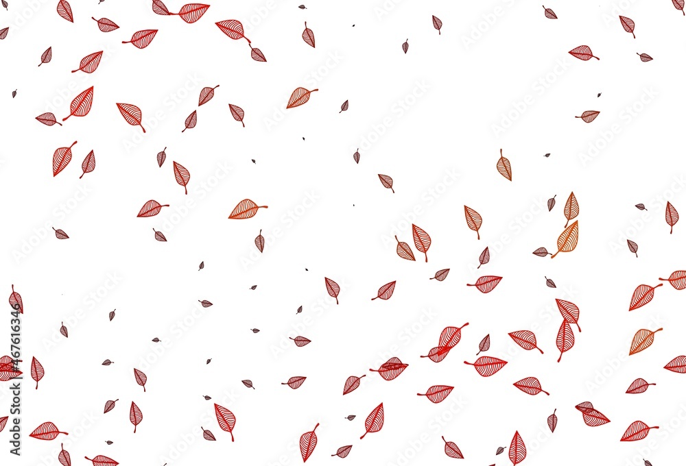 Light Orange vector doodle cover. Light Orange vector doodle cover.