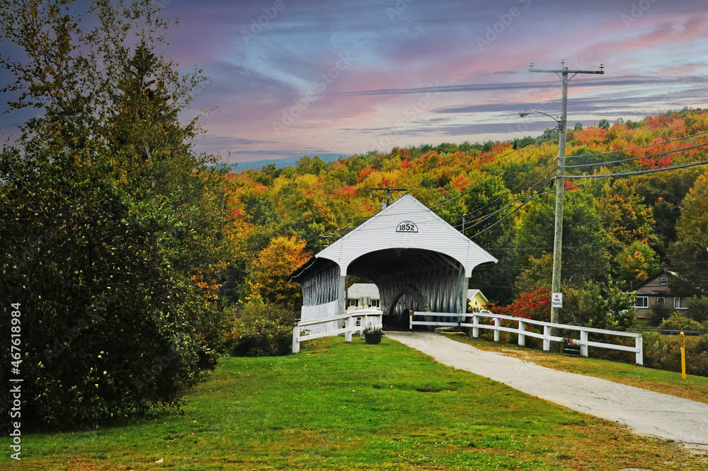 Covered bridge in Northern New Hampshire