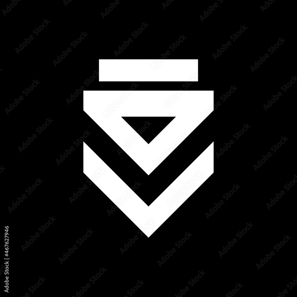 Pillar logo template Pillar logo template