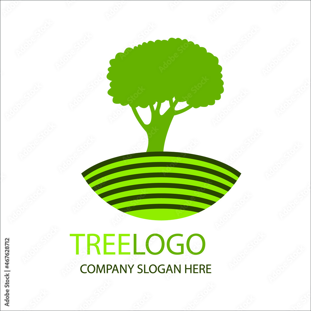 Obraz premium Tree logos plant leaf nature