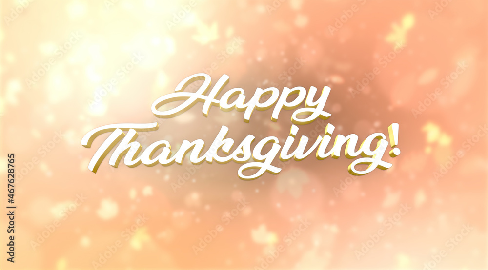 Happy Thanksgiving Holiday Background Image