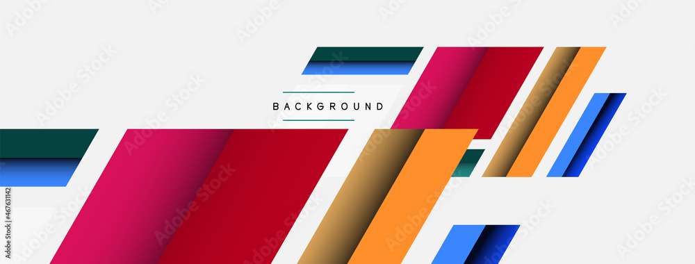 Background. Geometric diagonal square shapes and lines abstract composition. Vector illustration for wallpaper banner background or landing page