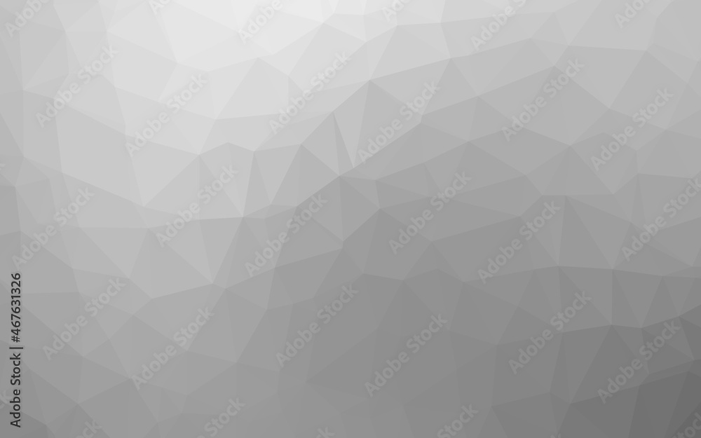 Light Silver, Gray vector polygonal pattern. Light Silver, Gray vector polygonal pattern.