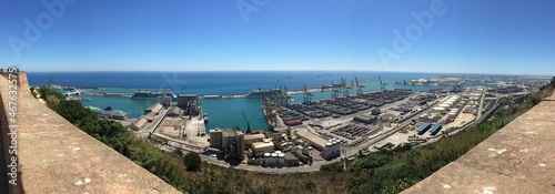 Barcelona Port view.