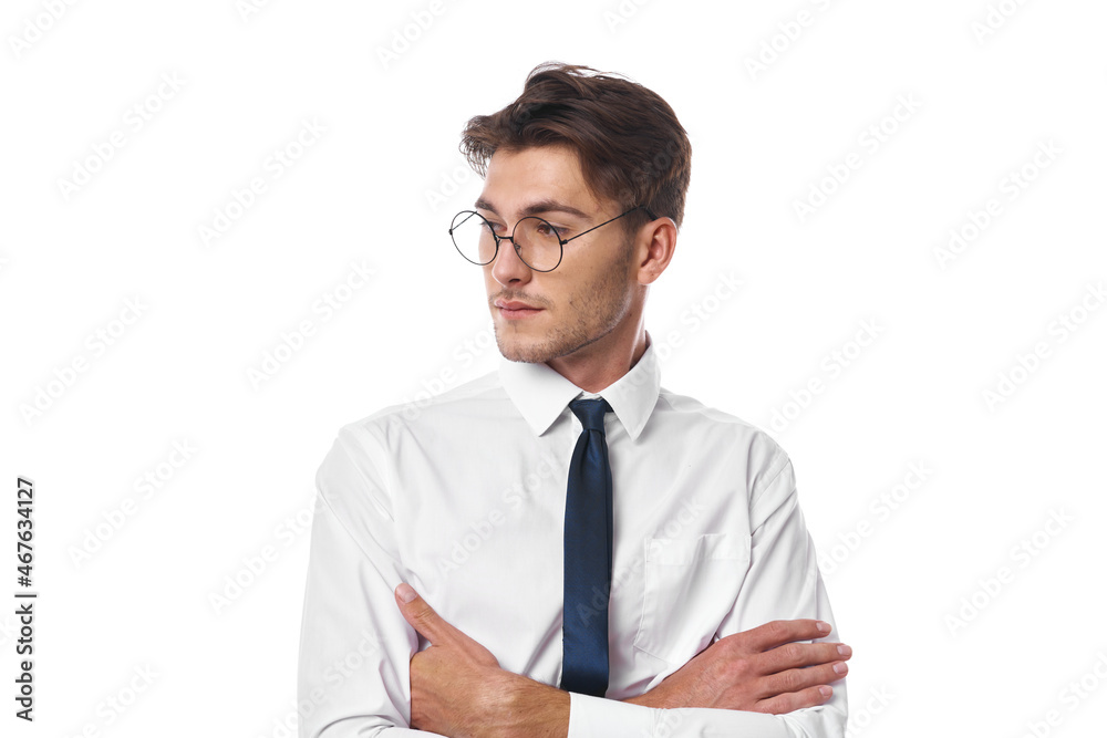 a person self-confidence work success isolated background a person self-confidence work success isolated background