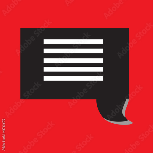 vector icon message
