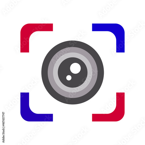 lens vector icon
